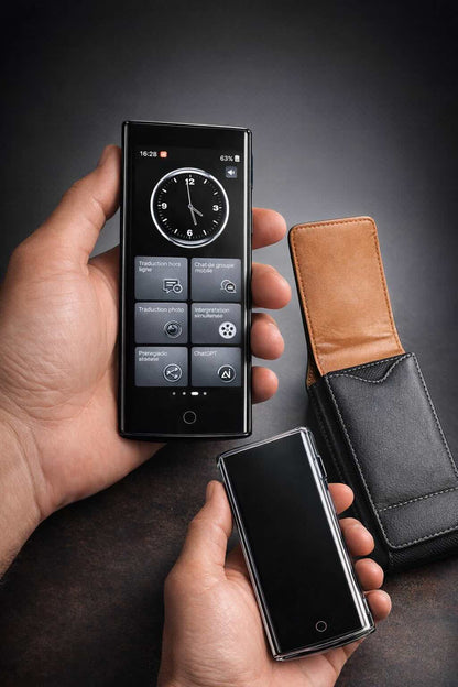 Traducteur vocal Instantané portable - HOLAVOX main