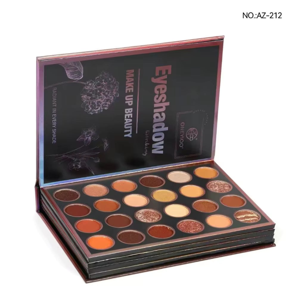 Palette d'ombres à paupières multichromes 55 couleurs nacrées