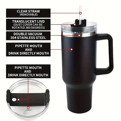 Tasse de voyage isotherme inox grande capacité