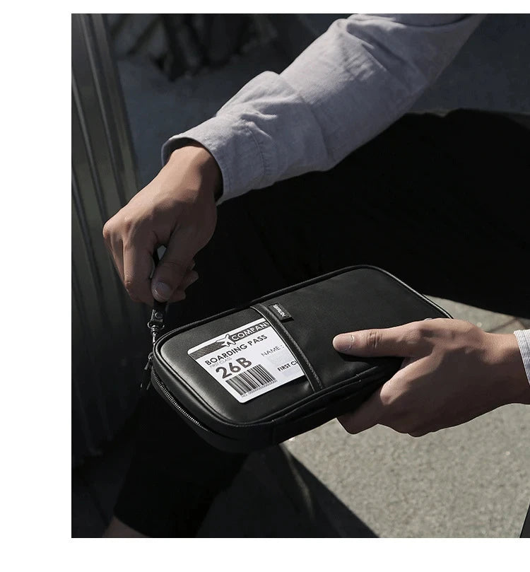 Pochette de rangement pour passeport de voyage