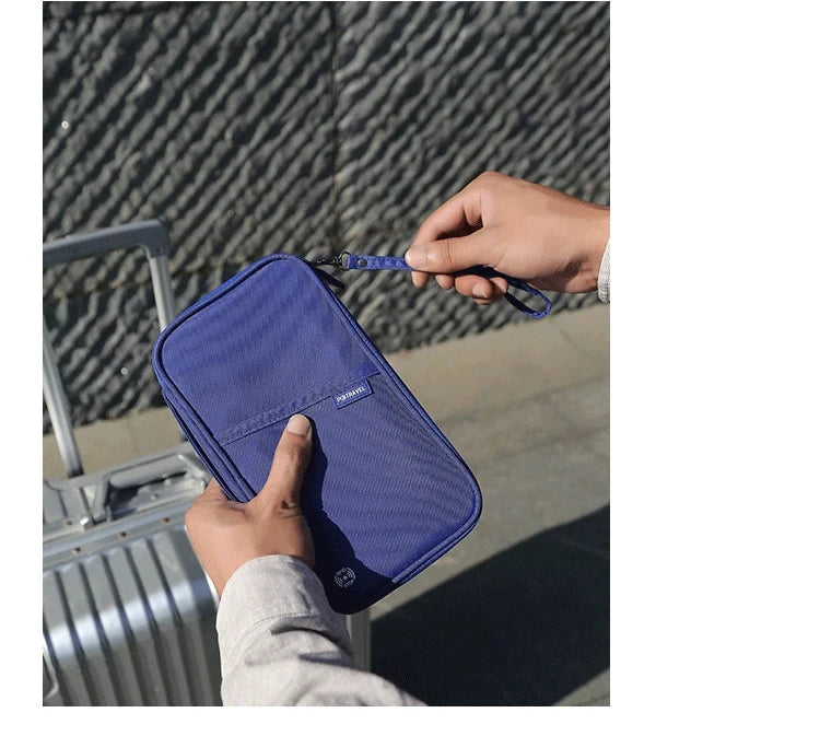 Pochette de rangement pour passeport de voyage
