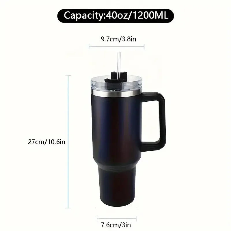 Tasse de voyage isotherme inox grande capacité