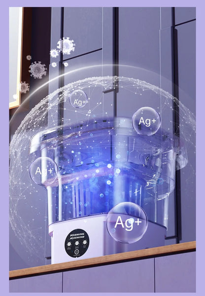 Machine à laver pliable 8L portable