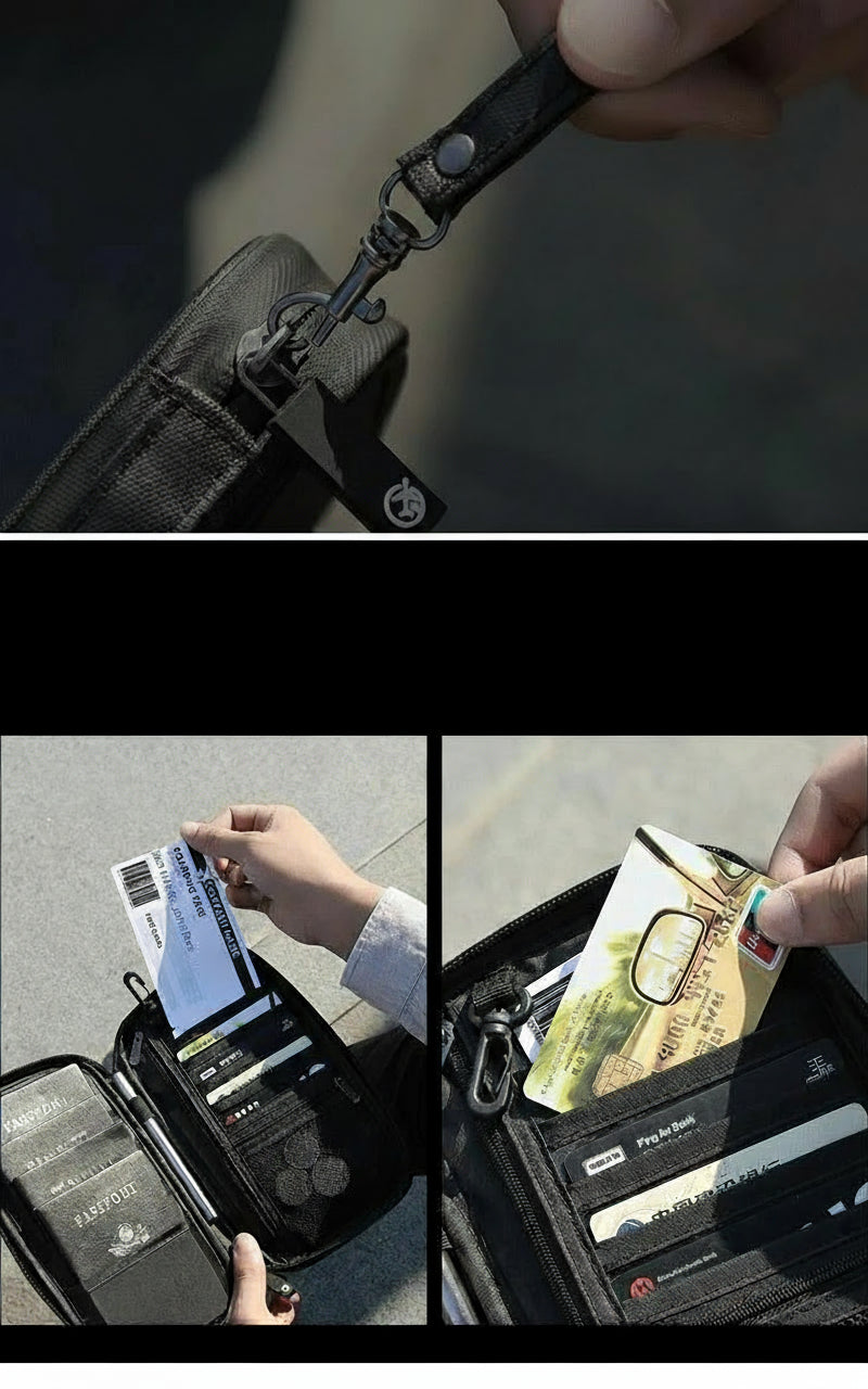 Pochette de rangement pour passeport de voyage