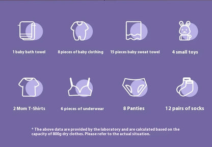 Machine à laver pliable 8L portable