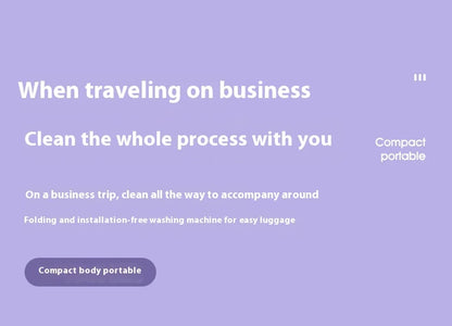 Machine à laver pliable 8L portable