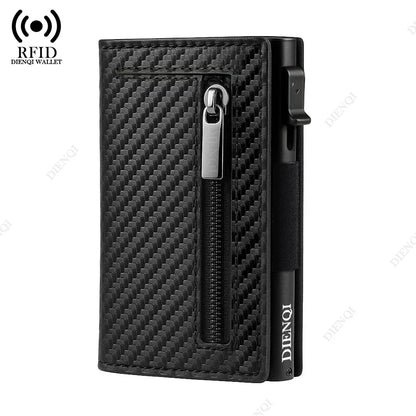 porte cartes hommes portefeuille pliant grande capacité porte-monnaie en cuir PU noir