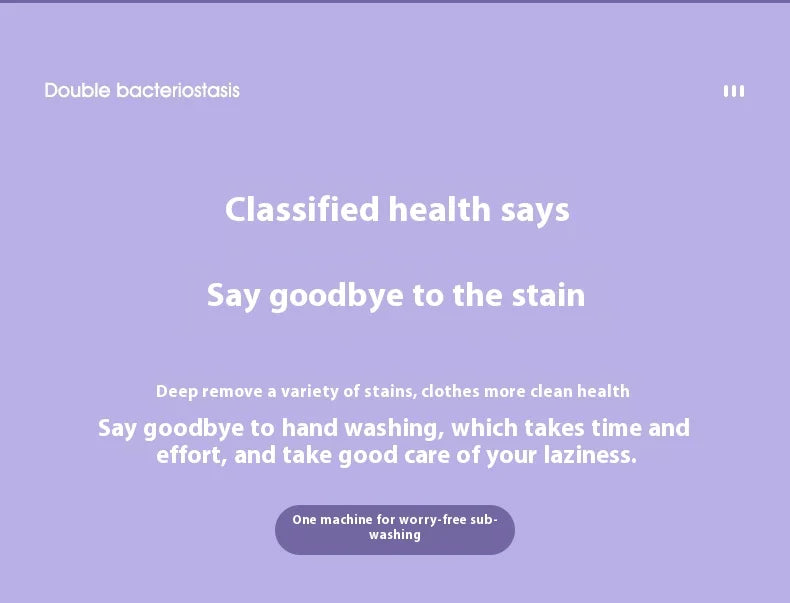 Machine à laver pliable 8L portable