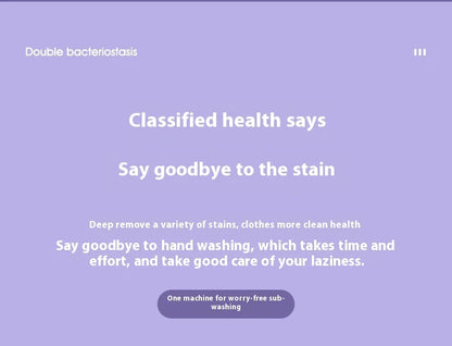 Machine à laver pliable 8L portable