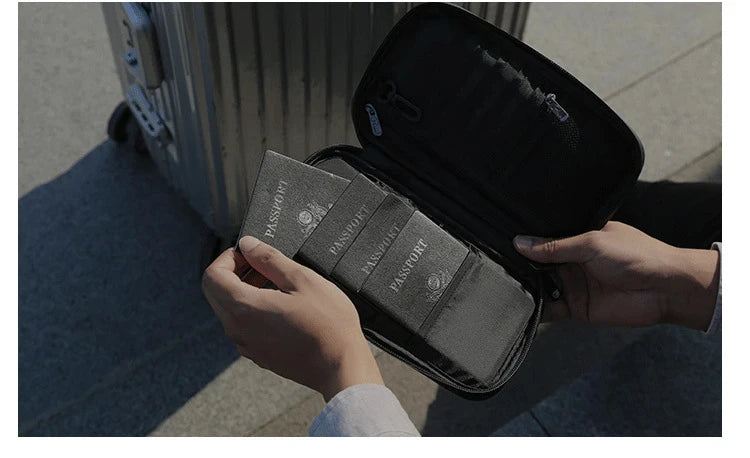 Pochette de rangement pour passeport de voyage