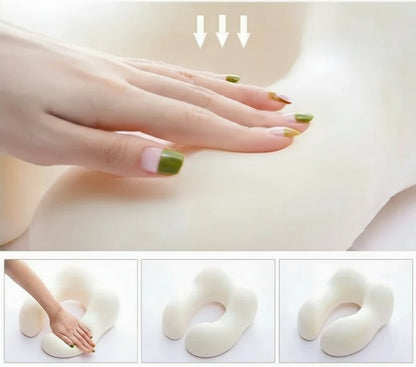 Oreiller mémoire forme voyage forme de U en mousse