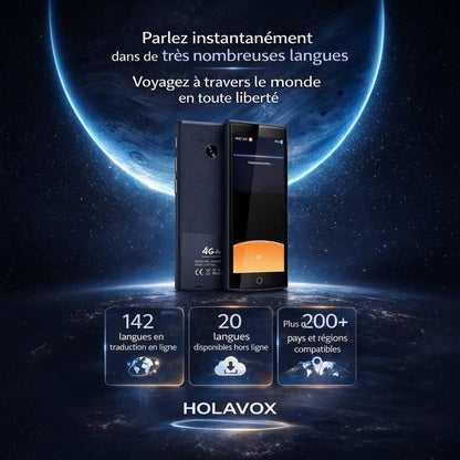 Traducteur vocal Instantané portable - HOLAVOX